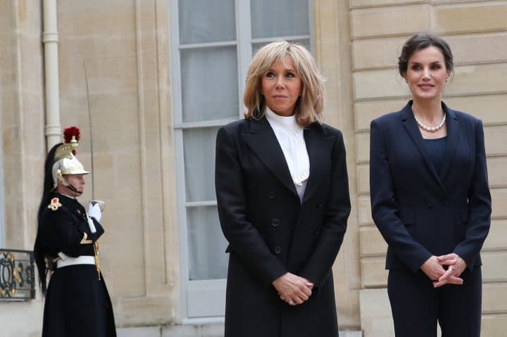 Brigitte Macron et la Reine d'Espagne