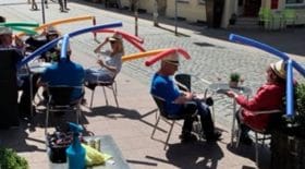 café allemand distanciation sociale