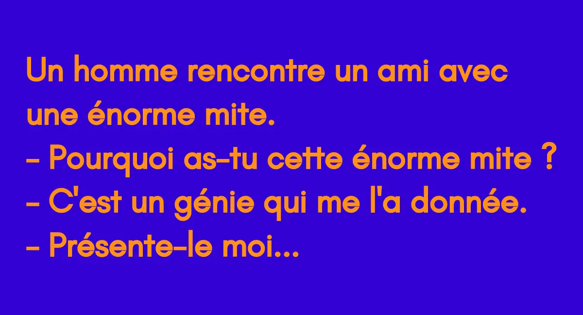 blague sur une rencontre