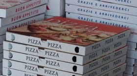 boite de pizzas