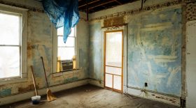 New York, maison abandonnée