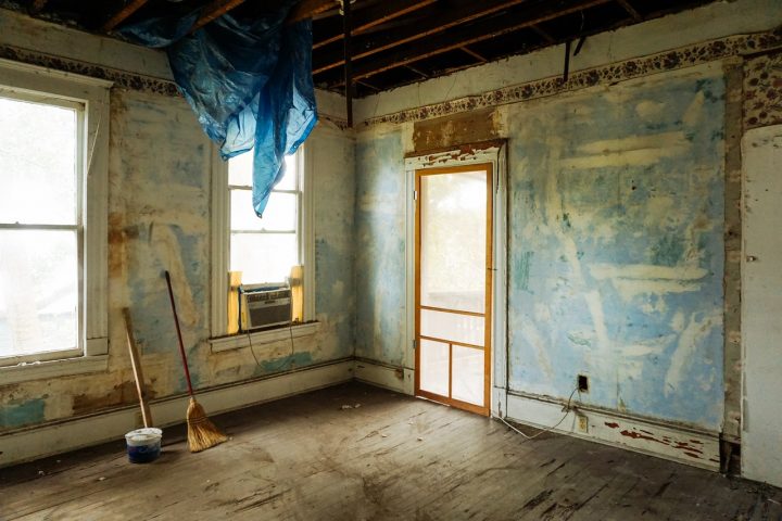 New York, maison abandonnée