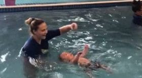 piscine bébé nageur