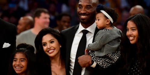 Kobe Bryant, sa femme et ses enfants