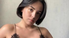 Agathe Auproux sexy haut noir