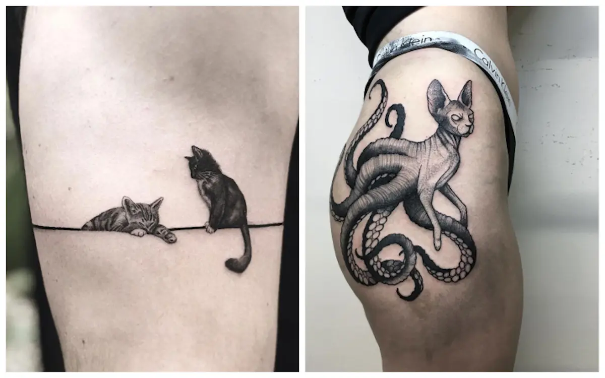 Les 25 tatouages de chats les plus fous ! - Page 2 sur 5