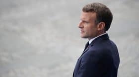 Emmanuel Macron manifestants 14 juillet