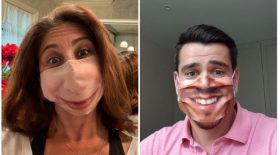 Ces gens ont reçu des masques un peu ratés