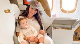 Nabilla et son fils Milann