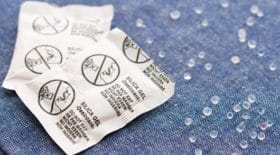 sachets silica gel conserver