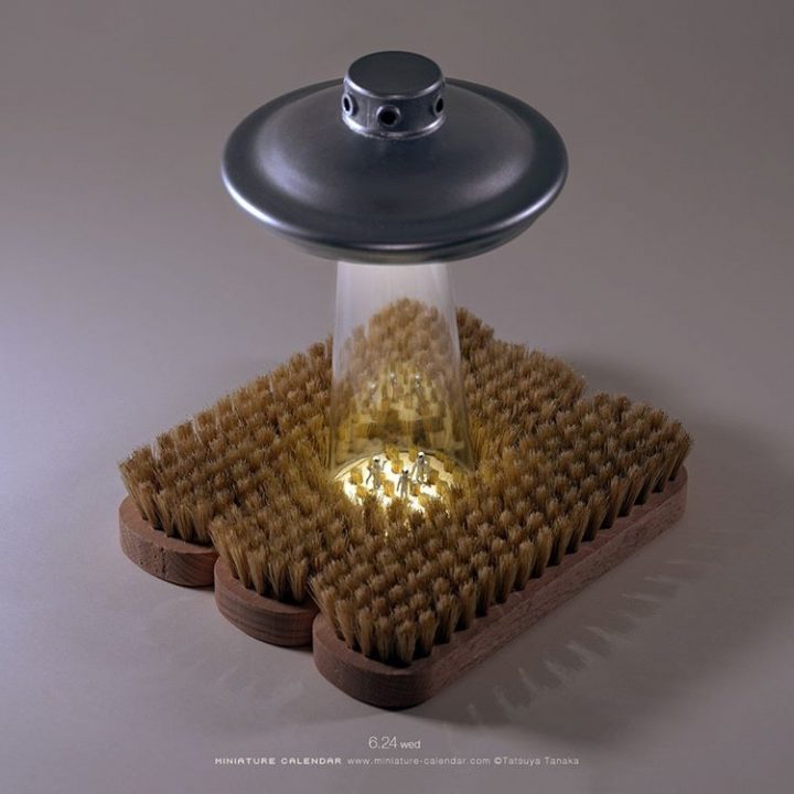 objets quotidien miniatures