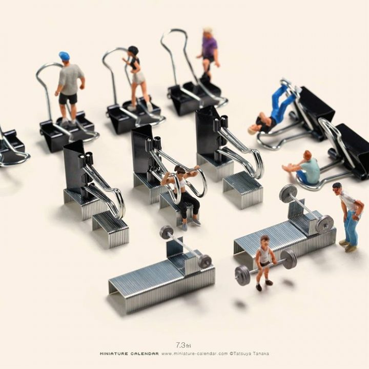 objets quotidien miniatures