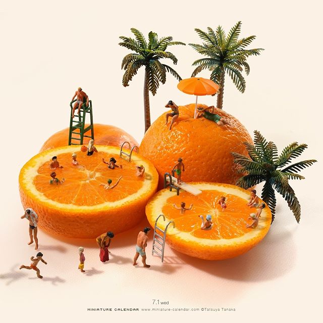 objets quotidien miniatures