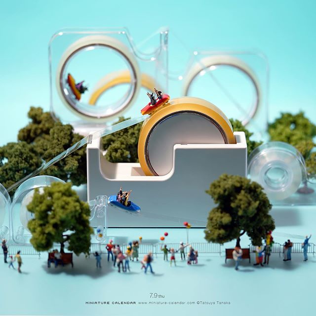 objets quotidien miniatures