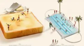 artiste objets quotidien miniatures