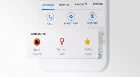 Google identifier commerces noirs