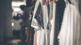 Mango robe en cuir