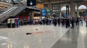 agression couteau gare du nord