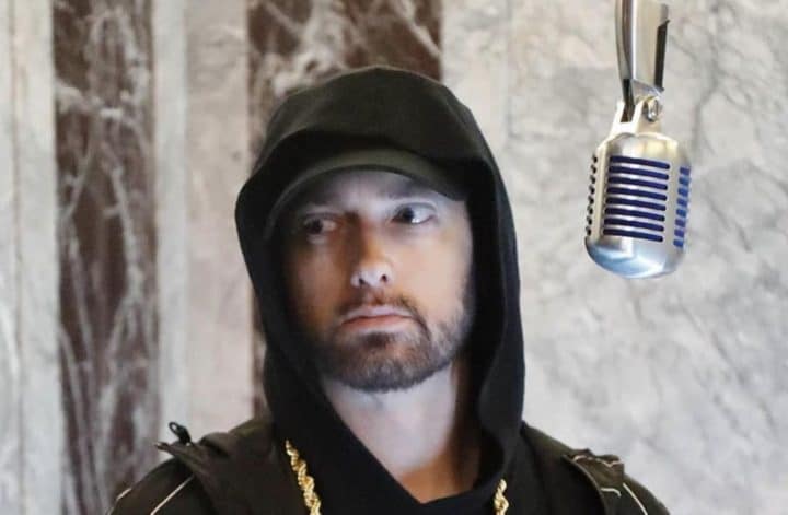 Eminem menacé de mort chez lui