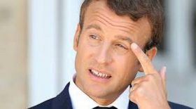 Emmanuel Macron angoissé