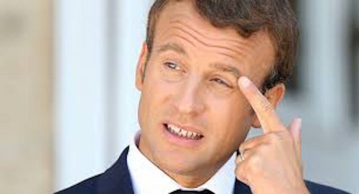 Emmanuel Macron angoissé