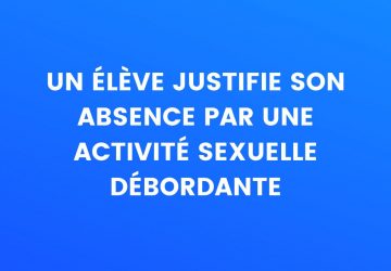 blague eleve