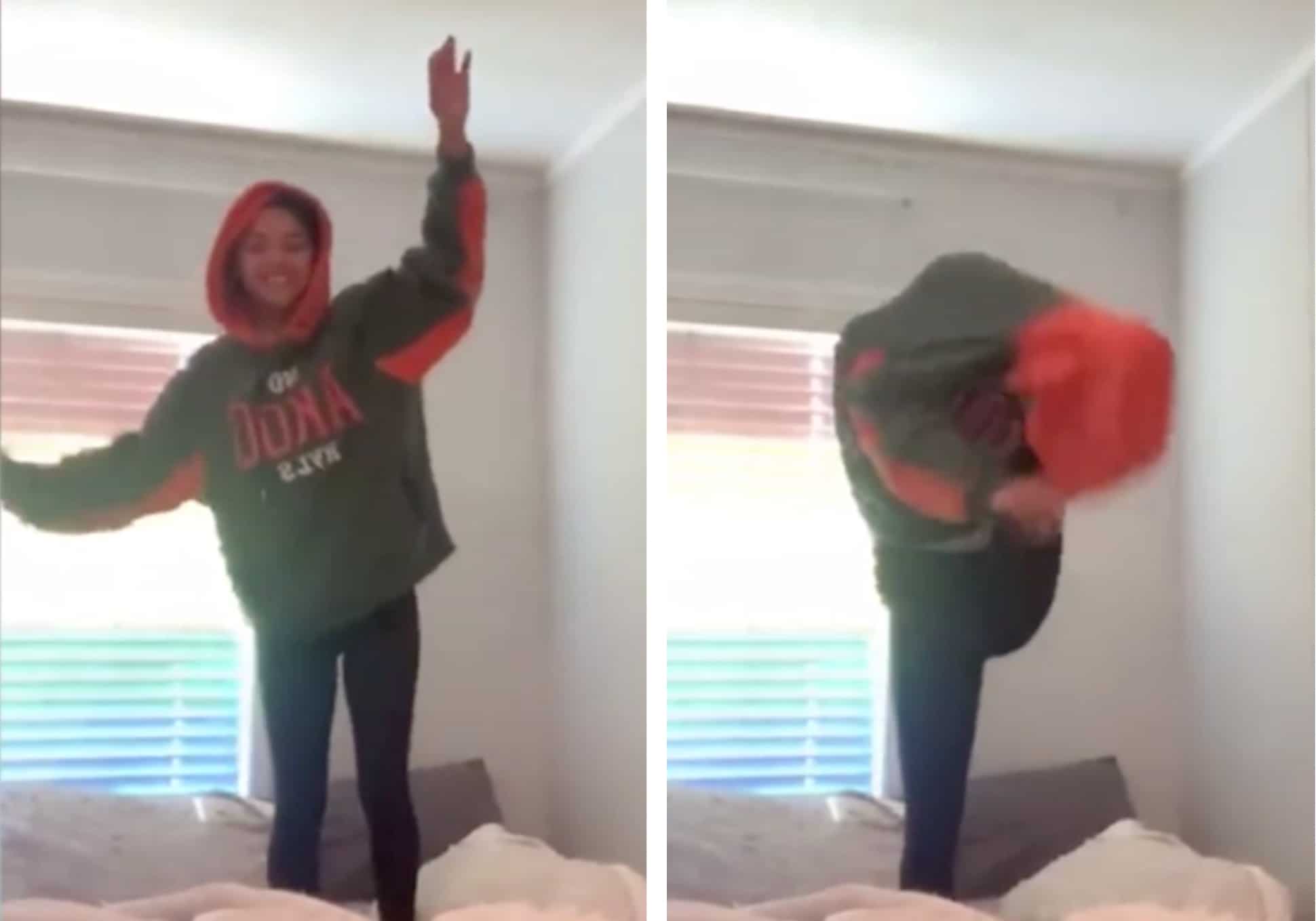 En ratant un challenge Tik Tok, cette femme réussit à faire une