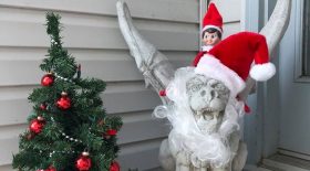 décoration noël gargouille voisine