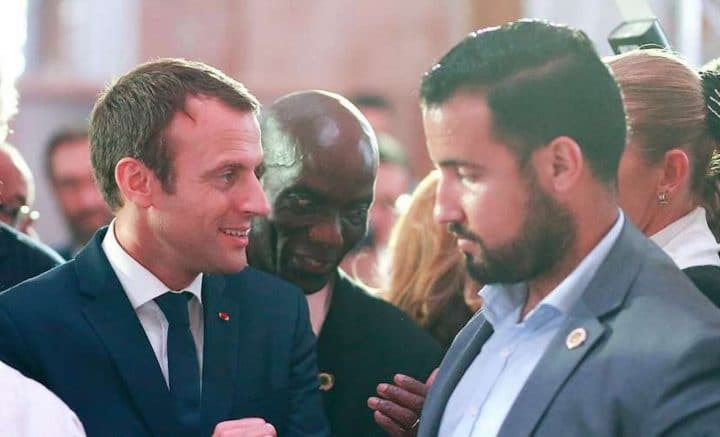 Emmanuel Macron Alexandre Benalla amant blague