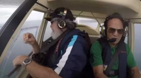 iphone tombe d'un avion et filme sa chute