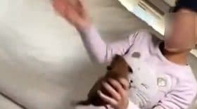 Elle frappe un chiot sur une vidéo Snapchat