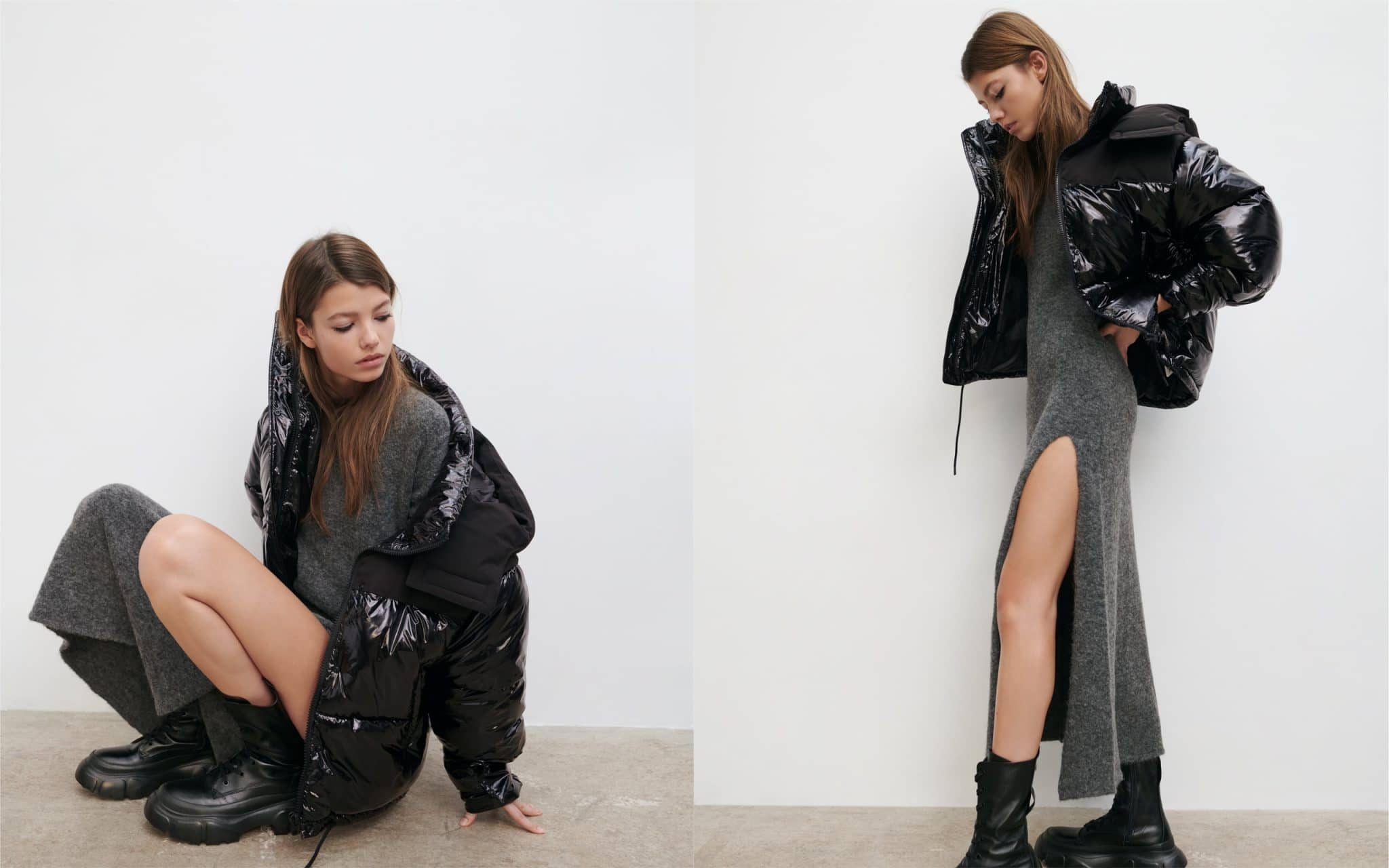 Cette robe fendue en maille Zara fait un v?�ritable carton ! Tout le monde se l'arrache