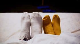 Mauvais pour la santé de dormir avec des chaussettes