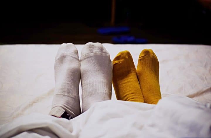 Mauvais pour la santé de dormir avec des chaussettes