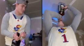 un étudiant boit près de 2 litres de whisky
