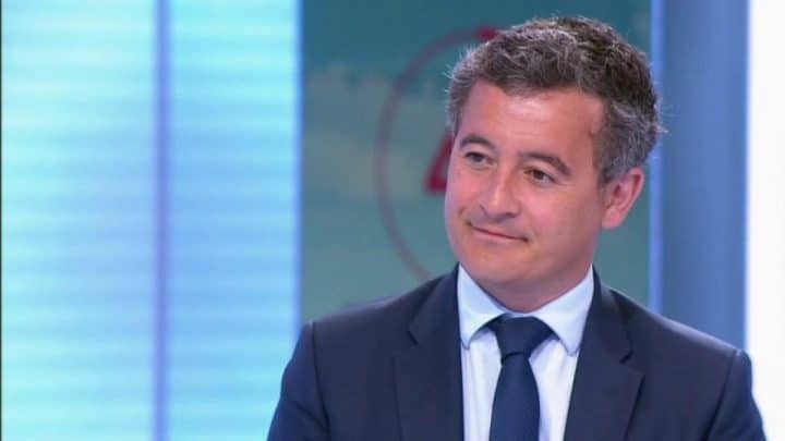 gérald darmanin texto embarassant