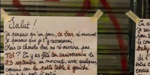 Un bar fermé et un message pour retrouver un bel inconnu...