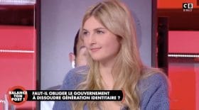 thais d'escufon cyril hanouna Génération identitaire