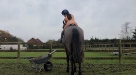 cavalière nue cheval