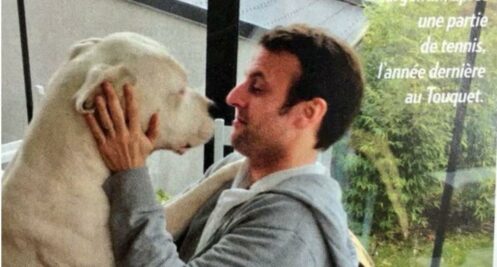 Figaro, le chien des Macron au nom polémique