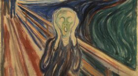mystère de la phrase sur le tableau du Cri de Munch
