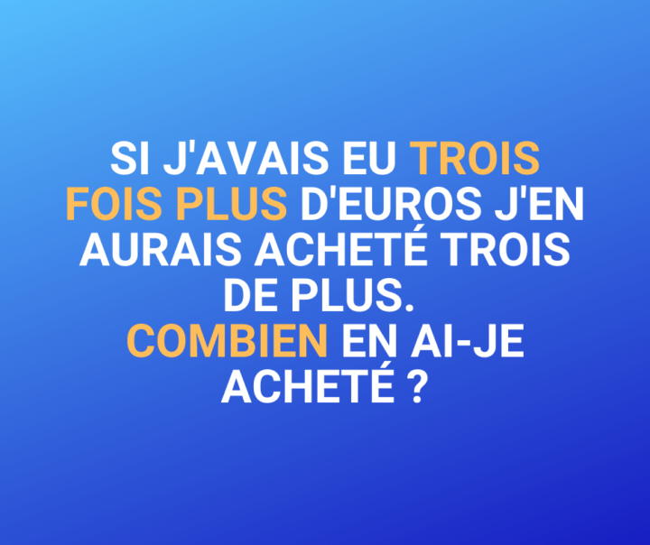 enigme trois de plus