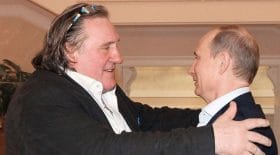 Gérard Depardieu accrochage Claire Chazal Vladimir Poutine