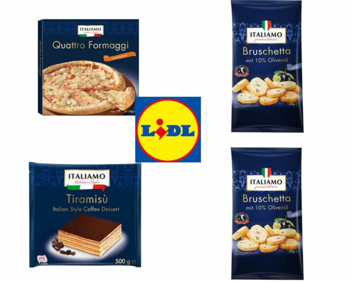 Lidl sélection de produits italiens