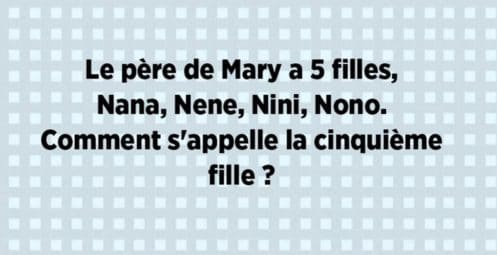 Enigme et test de QI