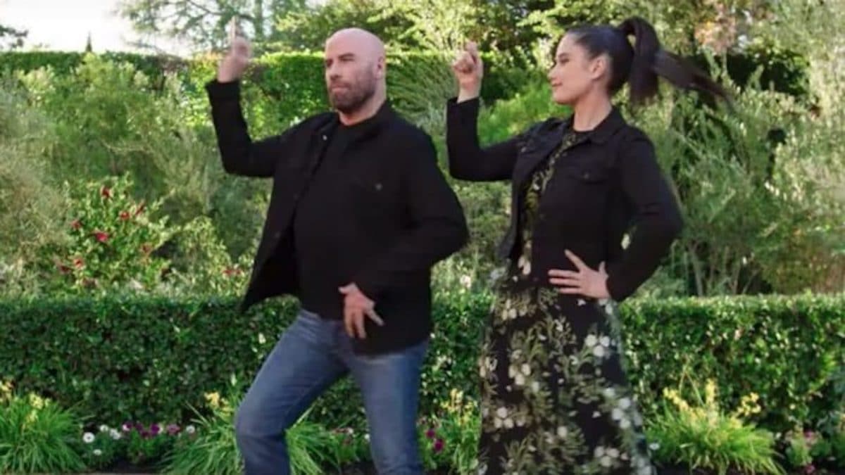 Magistral ! John Travolta rejoue la danse de Grease avec sa fille Ella