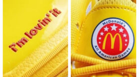Voici la paire de baskets NBA 100% McDonald's