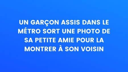 blague metro fille