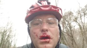 cycliste piege