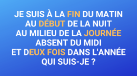 énigme du jour